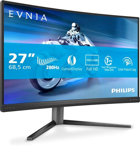 Philips Evnia 27M2C5200W - 27 inch FHD Curved Gaming Monitor, 280 Hz ...