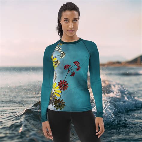 Womens Rash Guard Womens Rash Guard SPF Plus Size Women Rash - Etsy
