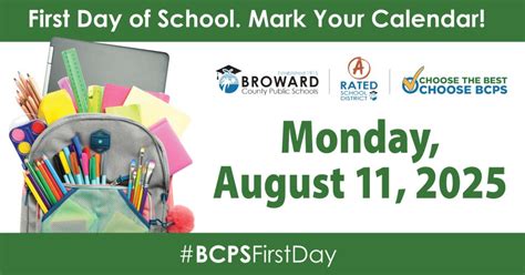 Broward County Public Schools 25/26 School Calendar