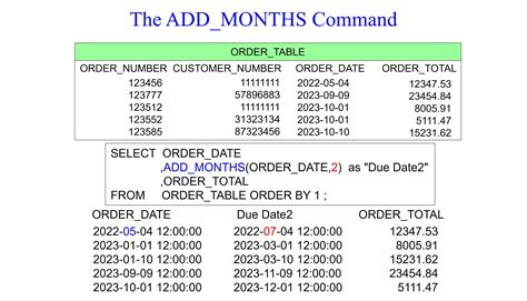 Oracle SQL Date Functions 的图像结果