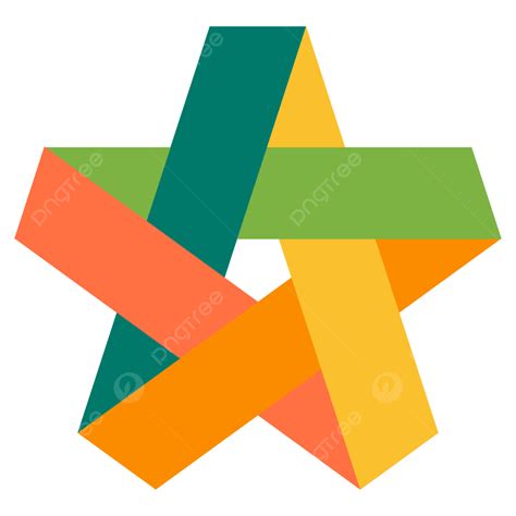 Five Point Star Clipart Vector, Five Pointed Star Decorative Pattern ...