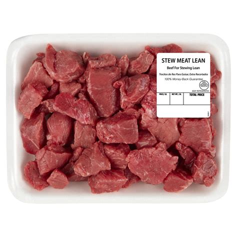 Lean Beef Stew Meat, Tray, Fresh