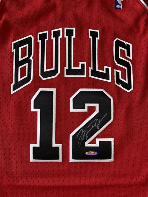 Michael Jordan Autographed Red Bulls Number 12 Jersey UDA COA. - The ...