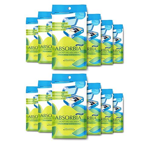 Absorbia Moisture Absorber Sachet | Pack of 12 (200ml) | Moisture ...