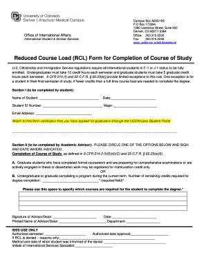 Image result for USC Reduced Course Load Form