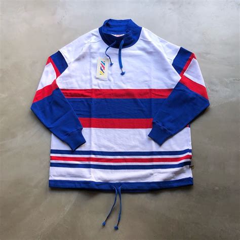 is-ness × Cotton TRADER / BIG RUGGER MOCK NECK SHIRT | distrad