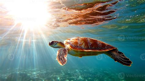 Sea Turtle Chelonia mydas phylum Chordata class Reptilia order Testudines family Cheloniidae ...