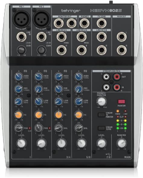 Behringer Mixer-Unpowered (XENYX 802S) : Amazon.in: Musical Instruments