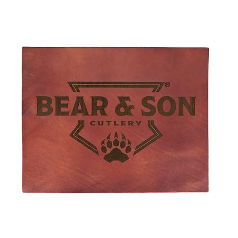 Bear & Son Small Leather Mat - Bear & Son Cutlery - Jacksonville, AL