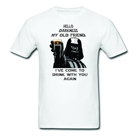 Star Wars Shirt Funny Shirt-star Wars Hello Darkness My Old Friend Star ...