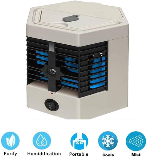 ZVR Mini USB Air Conditioner Portable Cooler Personal Space Cooling Fan ...
