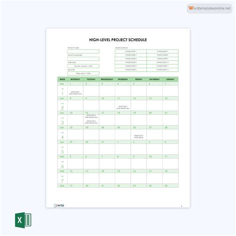 Project Schedule Schedule Excel Microsoft 的图像结果