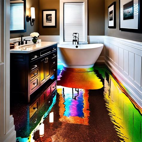23 Innovative Epoxy Bathroom Floor Ideas for Your Home Decor Inspiration