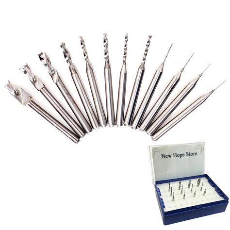 New Hope Store CNC Router Bit Set, 12pcs Tungsten Solid Carbide ...