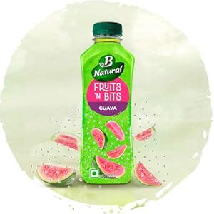 B Natural Fruits N Bits Guava, Infused with Real Chia Seeds, 300ml, 100 ...