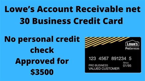 Image result for Lowe's Business Credit Card