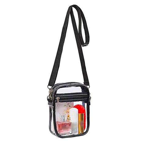 Clear Crossbody Purse Transparent Stadium Approved Bag with Inner ...