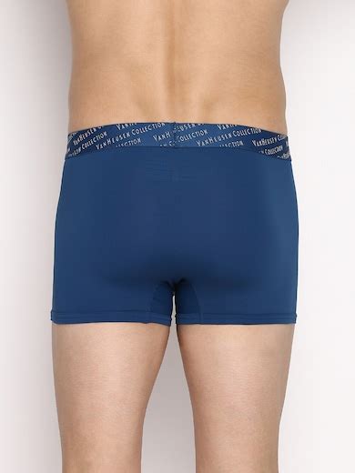 Buy Men Blue Solid Trunk Online - 801928 | Van Heusen