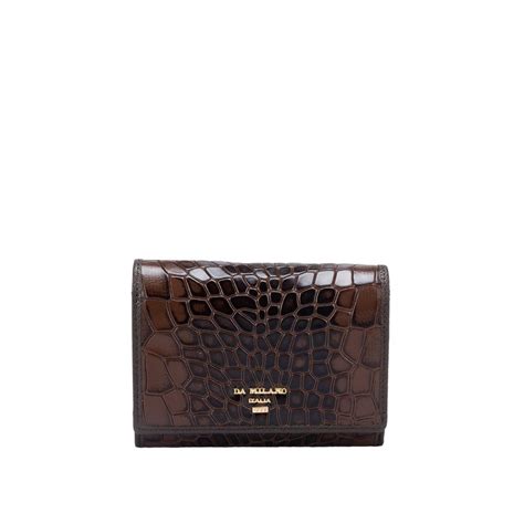 Buy Da Milano Genuine Leather Brown Ladies Wallet Online