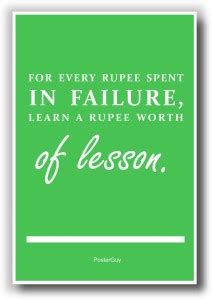 Every Rupee Inspirational Quote Poster Paper Print - Quotes ...
