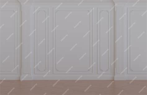 3d render wall wood panel decoration | Premium Photo