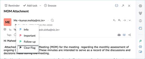 Adding Flags - NICeMail