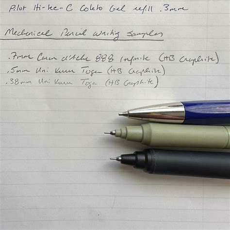 How Fine is "Too Fine"? Comparing Tip Sizes Across Different Pen and ...