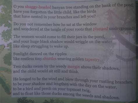 Answer these questions.1. Who do you think is the speaker of the poem ...