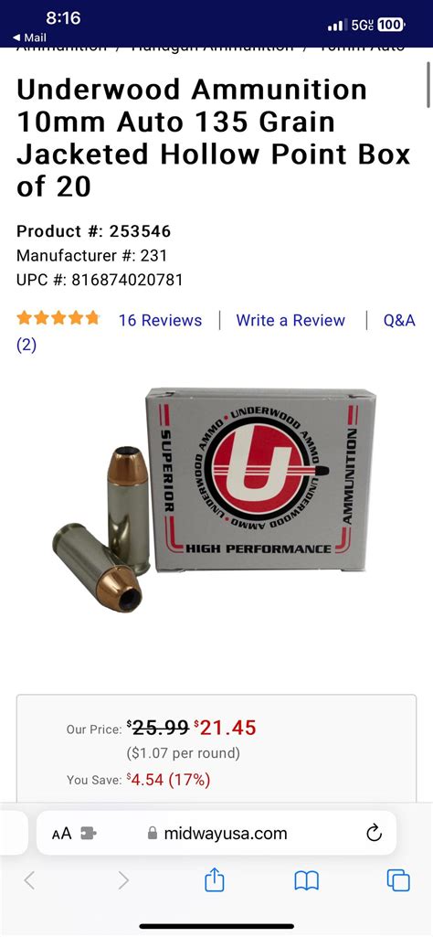 MidwayUSA free shipping on orders over $59 : r/10mm