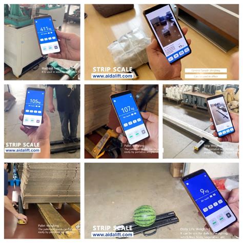 Bluetooth Industrial Scale For Pallets , Bar Weighing Scale 1500kg portable beam scale