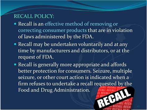 Complaint and recall handling | PPTX