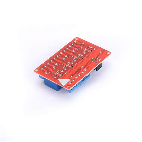 5V 4 Channel Optocoupler Relay Board with High/Low Trigger Power Indic