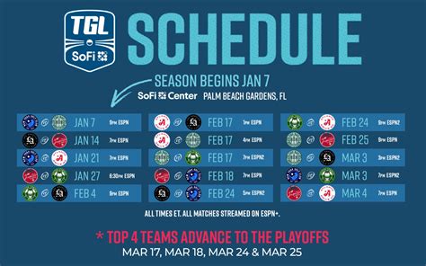 Golf Schedule 的图像结果