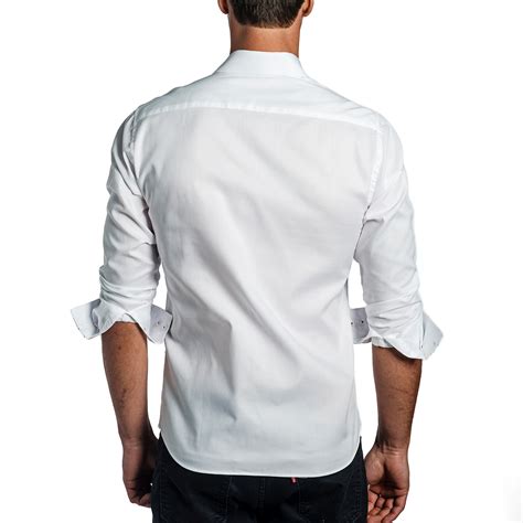 Ali Men's Long Sleeve Shirt // White (L) - Jared Lang Shirting - Touch ...