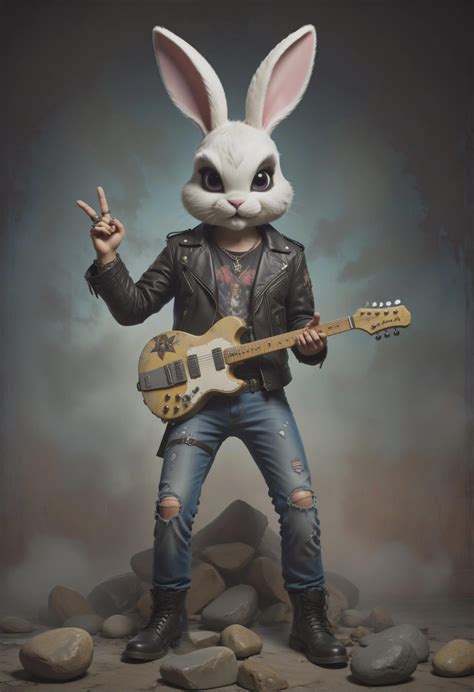 Happy Easter from the Rock-Bunny ! - Workflow Included : r/sdforall