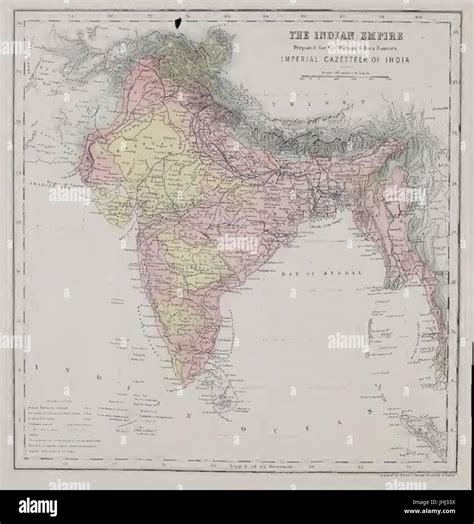 Indian empire map hi-res stock photography and images - Alamy