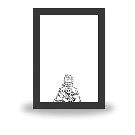 Naruto - Six Paths Sage Mode - Light Painting Art Frame Night Light Ta ...