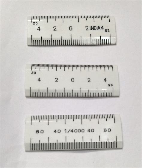 PATWARI Survey Scale Set / 2'' Scale Kit, White : Amazon.in: Office ...