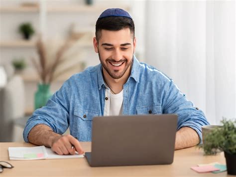 Image result for Jewish Man Learning On Computer