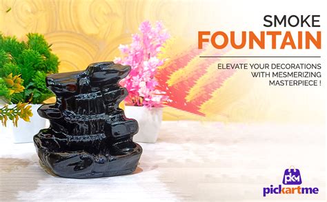 Buy PICKARTME Design Jharna Smoke Fountain Back-Flow Cone Incenses ...