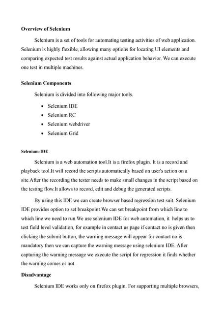 Image result for Selenium User Guide