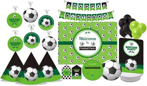 Party Propz Football Theme Birthday Decoration - 43Pcs Happy Birthday ...