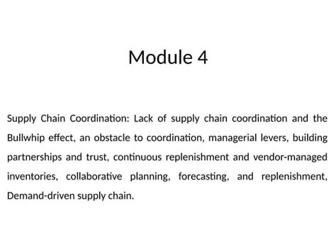Module 4 Supply Chain Management 的图像结果