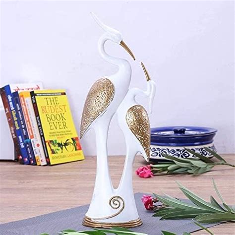 Buy Webelkart Pair of Kissing Duck, Swan Showpiece for Home Decor - 29 ...