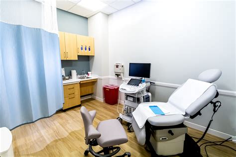 Exam room at Carolina Fertility Institute