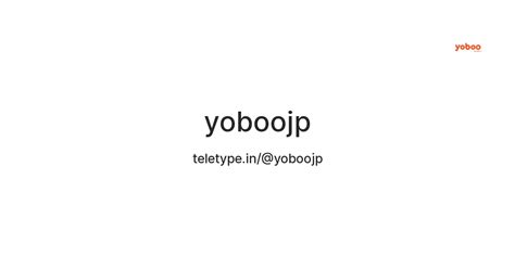 yoboojp — Teletype