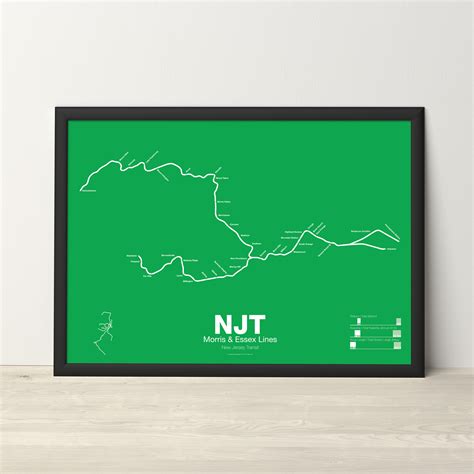 NJT Morris and Essex Lines Poster – vanmaps