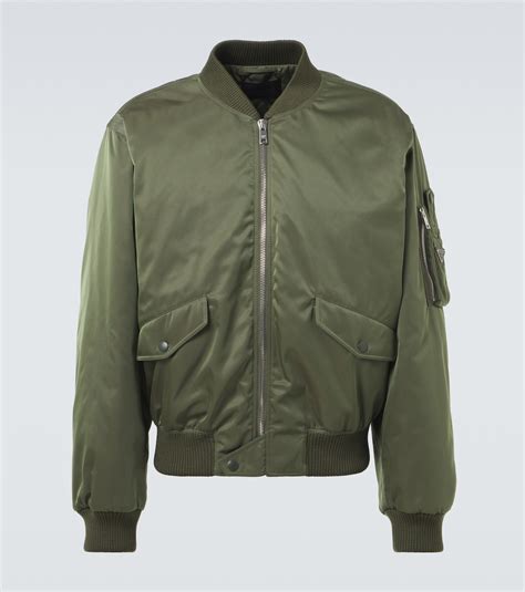 Re-Nylon bomber jacket in green - Prada | Mytheresa