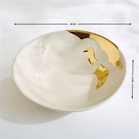 Buy Grantley Opt Vellura Ceramic Decorative Bowl from Home Centre at ...