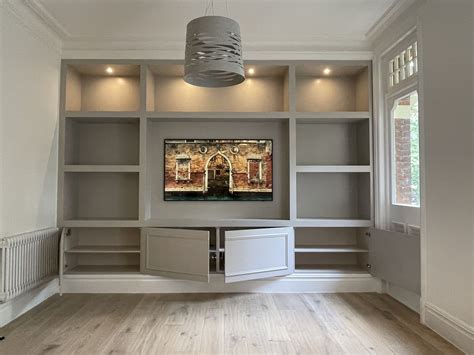 media wall with fireplace and tv and shelves media wall living room tv ...